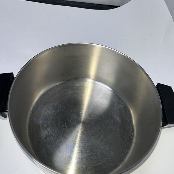 Vintage Revere Ware Cookware 4-1/2 Quart Stock Pot Dutch Oven w/Lid Clinton ILL - Picture 4 of 7